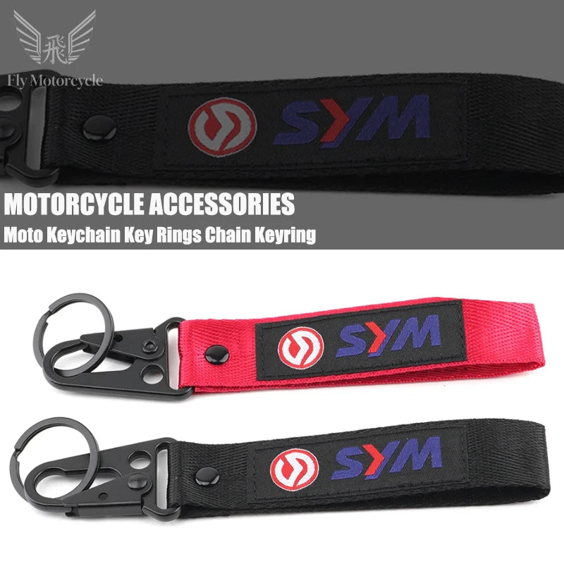 Motorcycle Accessories Moto Keychain Key Rings Chain Keyring For SYM 150 125 GTS CRUISYM 180 300 300i MAXSYM 400 600 JOYMAX 300