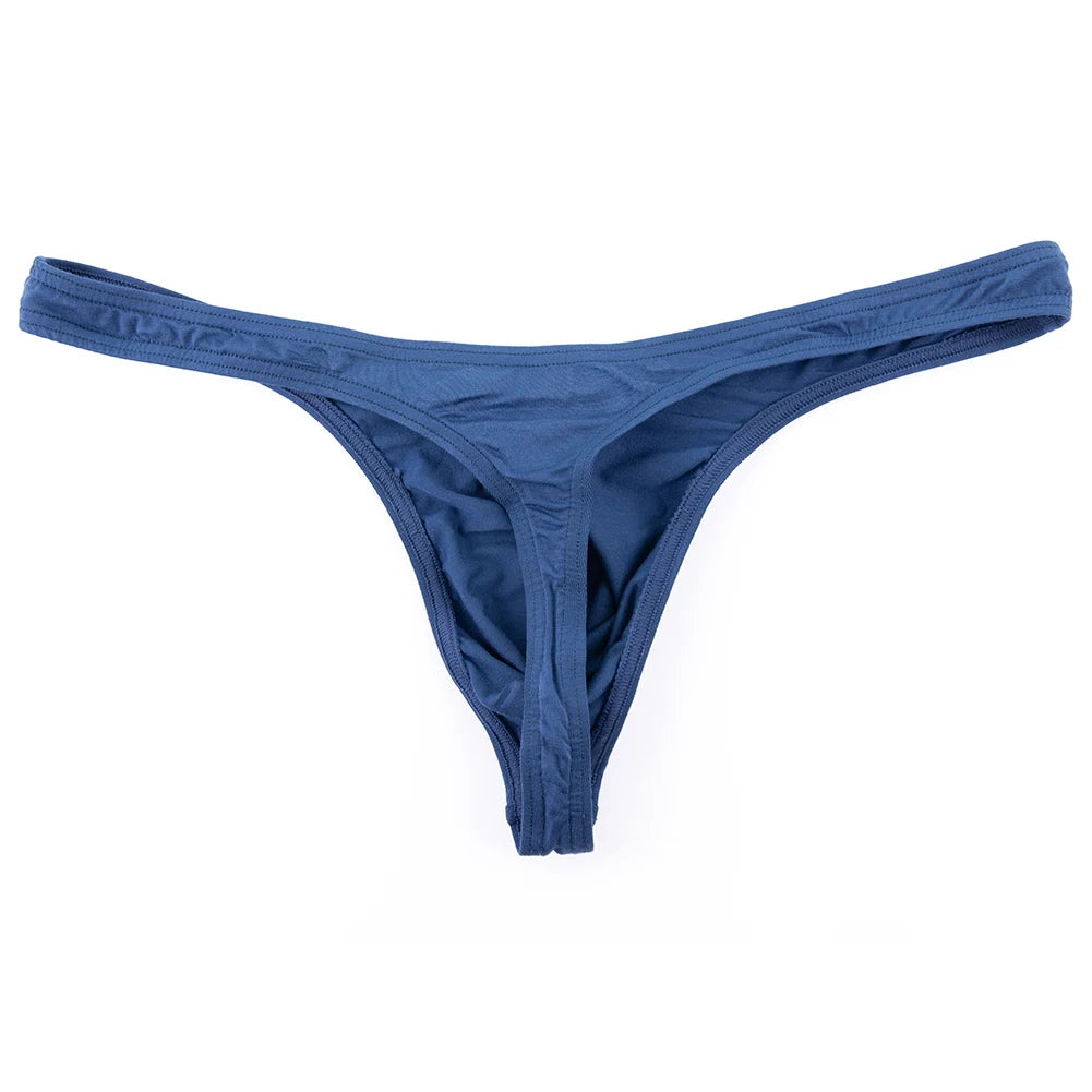 Men Underwear Breathable Thongs And G Strings Brave Person Male Panties Modal Bikinis Tangas Hombres