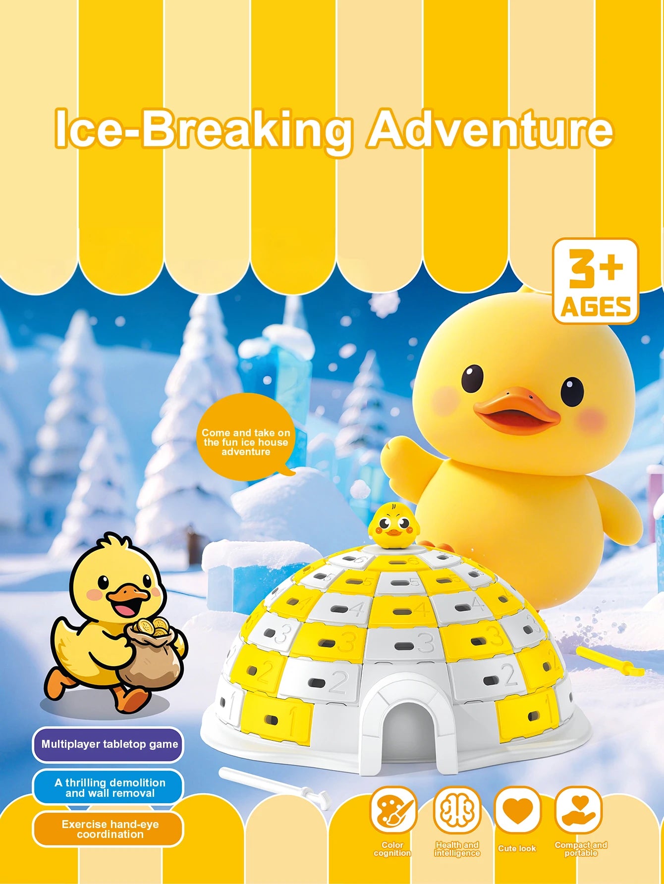 Children's Ice Breaking Challenge Toys Puzzle Hands on Brainstorming Desktop Games Parent Child Interaction Gifts