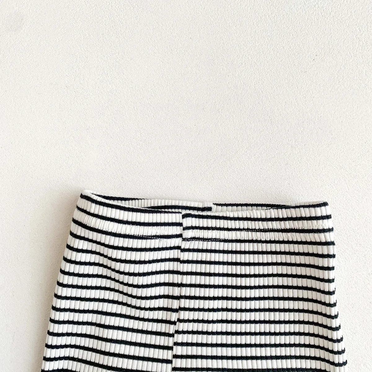 2024 Summer Baby Trousers Pants Ribbed Elastic Striped Pants Children's Casual Infant Clothing Kids Toddler Boys Girl Clothes