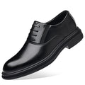 Men Dress Shoes Black Soft Leather Men Heighten Formal Shoes Casual Business Men Oxfords Suit Shoes