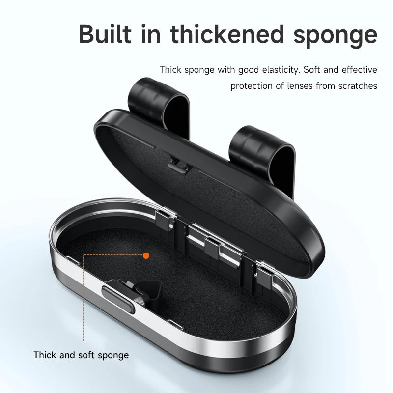 Car Sun Visor Sunglasses Case Glasses Holder Clip For Citroen C4 C3 C2 C1 DS3 Berlingo Xsara Picasso Car Accessories Glasses Box