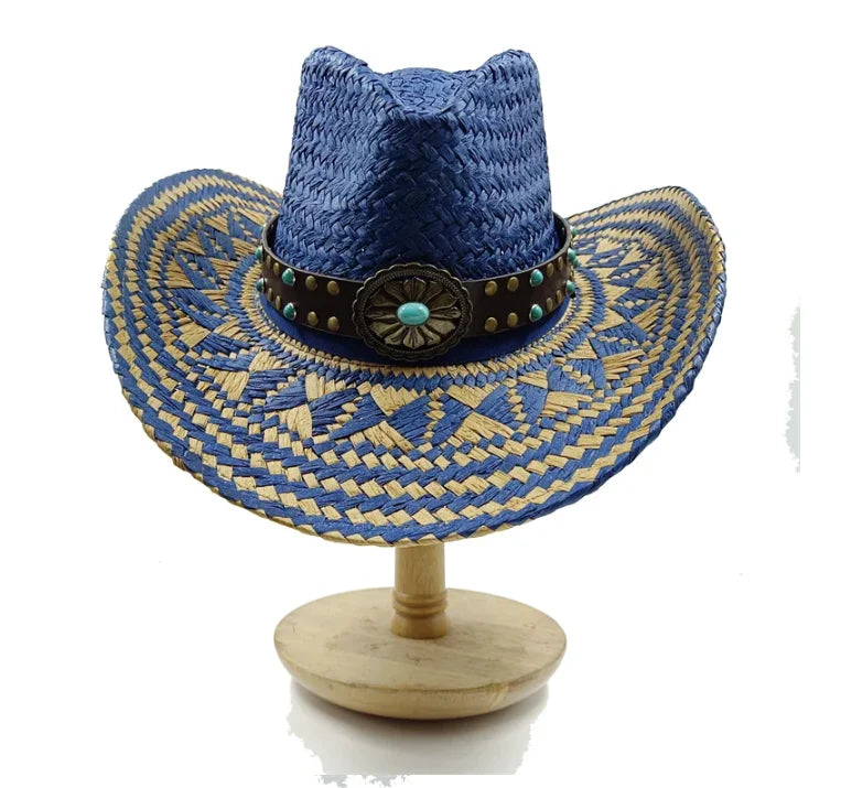 Straw hat women breathable sun hat fashion hollow retro straw hat hand-woven summer travel straw hat gorras para hombres