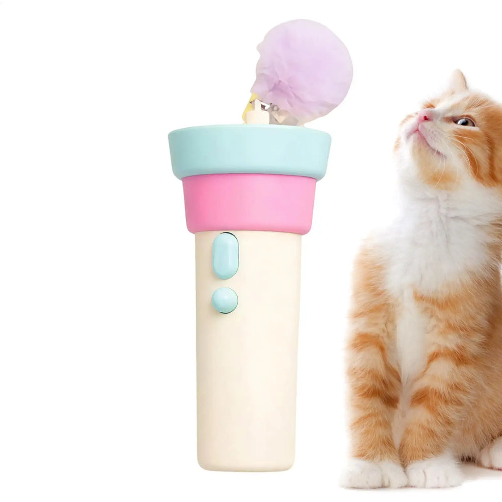 Interactive Cat Toy Electronic Cat Interactive Teaser Toy Kitten Stress Relief Game for Entertainment Enrichment Training Indoor