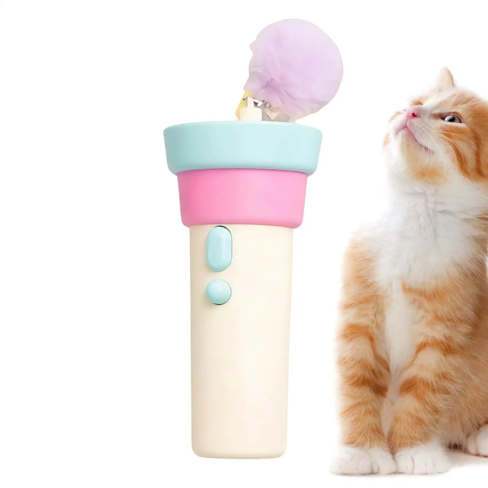 Interactive Cat Toy Electronic Cat Interactive Teaser Toy Kitten Stress Relief Game for Entertainment Enrichment Training Indoor