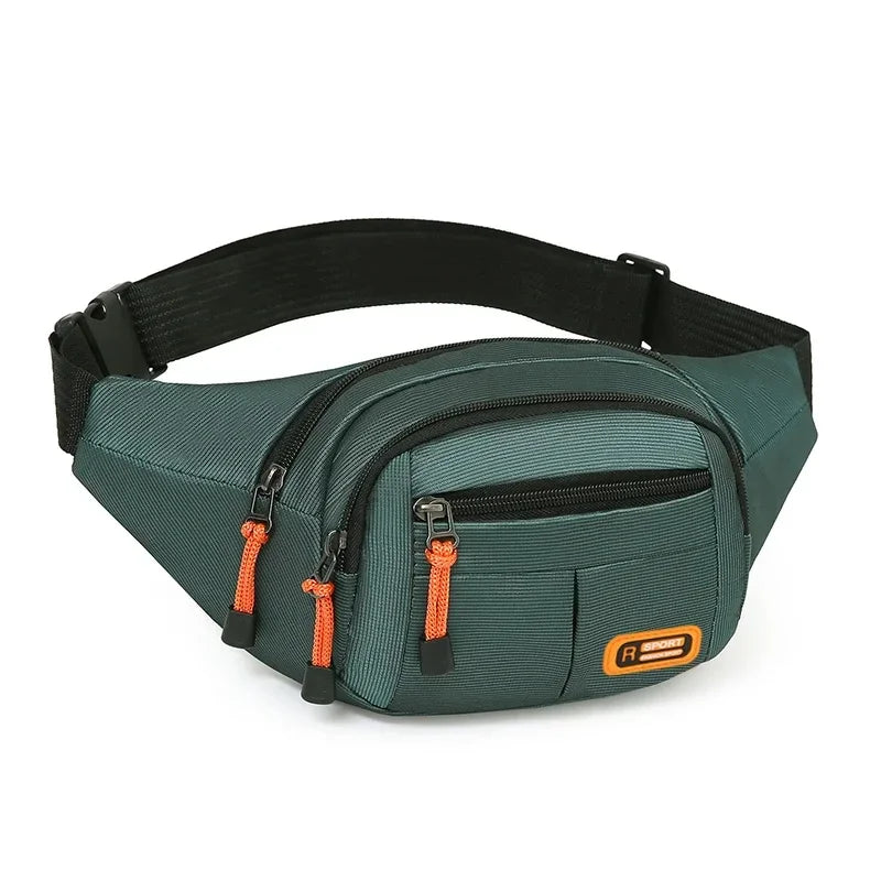 Oxford Waterproof Unisex Waist Bag - Large Capacity, Wear - Resistant Multifunctional Fanny Pack (Riñoneras Para Hombre)