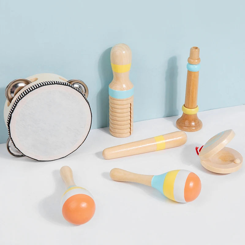 Interactive Musical Toy Wooden Toys Child Percussion Instruments Early Educational Toys Birthday Gifts for Toddlers Girl Boy