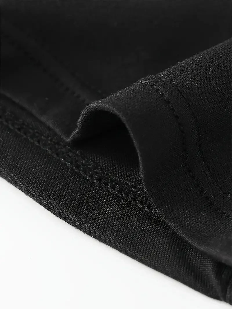 10PCS Men Underwear Black Color Men Underpant High Stretch Boxer Shorts Sexy Men Panties Breathable Men Briefs Plus Size L-4XL