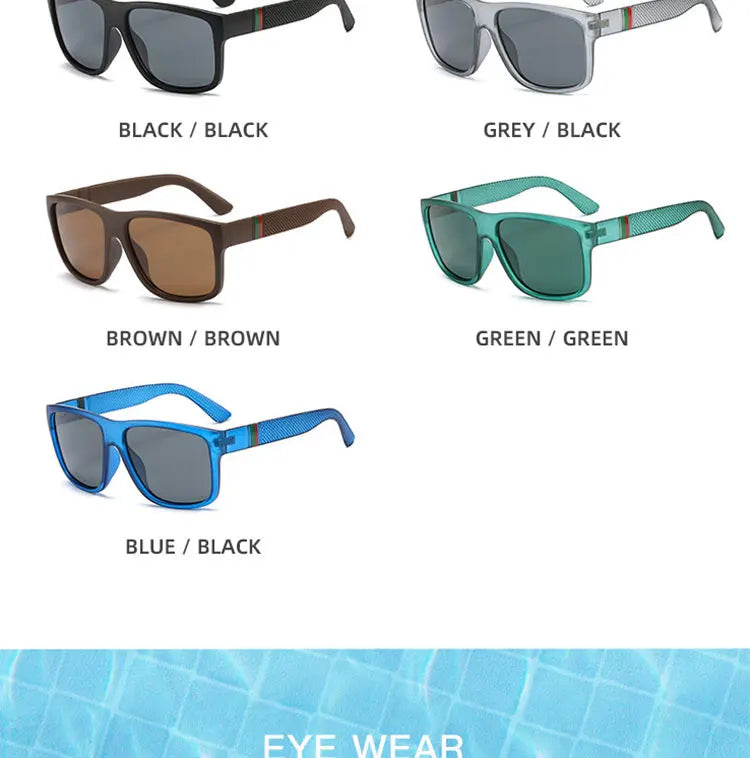 Fashion Polarized Sunglasses Men Square Brand Designer Mens Sunglass For Driving Fishing Glasses lentes de sol de hombres UV400