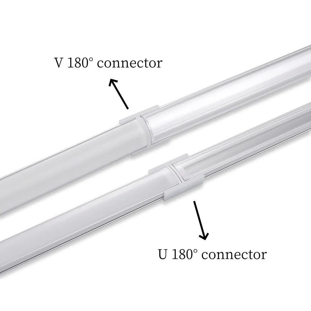 1-30pcs/Lot perfil aluminio led Corner Aluminium Profile Channel Holder for LED Strip Light Bar Cabinet Lamp Kitchen Closet