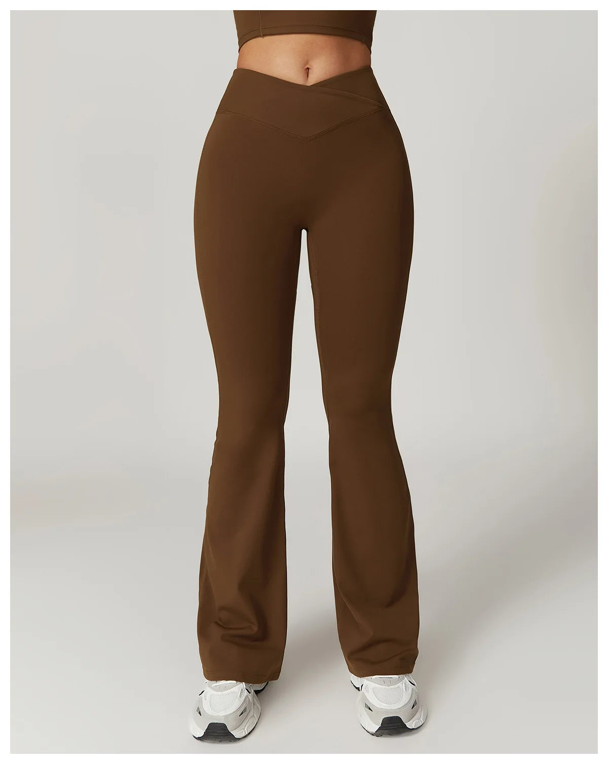 Flared Pants Women Yoga Bell-bottoms Tight Lifting Dance High Waist Tights Sport Pants Gym Running Breathable Fitness Leggings