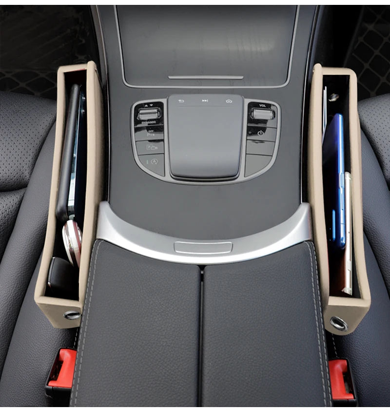 Car Accessories Seat Gap Organizer Box Leak-proof Storage Bag For Chevrolet Z71 Aveo Impala Lacetti Malibu Sail SS Cruze Sonic