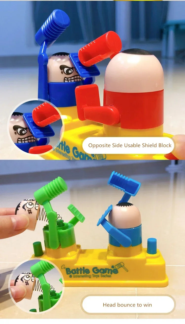 Interactive Parent-Child Hammer Game Toy for Kids Double Battle Fun Dolls for Early Education Gifts for Children's Learning
