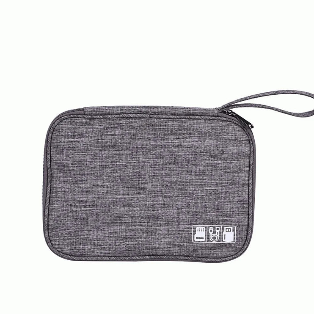 USB Charger Data Cable Storage Bags System Kit Case Cable Phone Earphone Wire Pen Power Bank Electronics Storage Bag Accessories