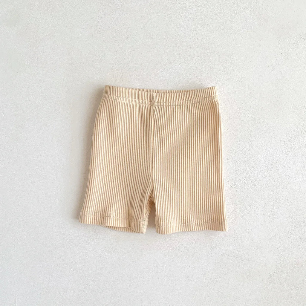 2024 Summer Baby Trousers Pants Ribbed Elastic Striped Pants Children's Casual Infant Clothing Kids Toddler Boys Girl Clothes