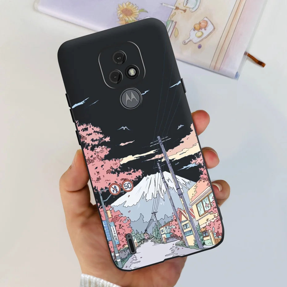 Fashion Phone Case For Motorola Moto E7 / Moto E7 Plus / Moto E7 Power / Moto E7i Power Soft SIlicone TPU Back Cover Bumper