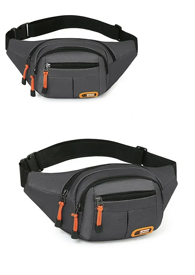 Oxford Waterproof Unisex Waist Bag - Large Capacity, Wear - Resistant Multifunctional Fanny Pack (Riñoneras Para Hombre)
