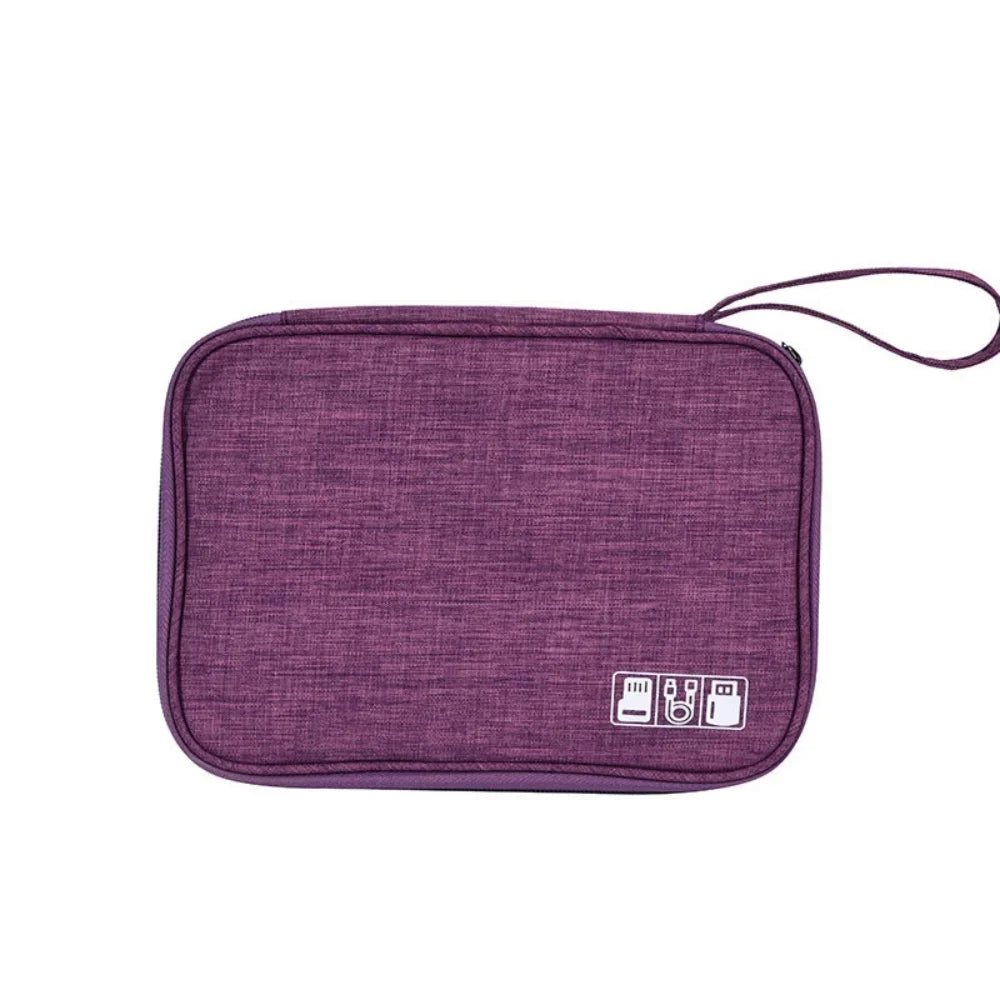 USB Charger Data Cable Storage Bags System Kit Case Cable Phone Earphone Wire Pen Power Bank Electronics Storage Bag Accessories