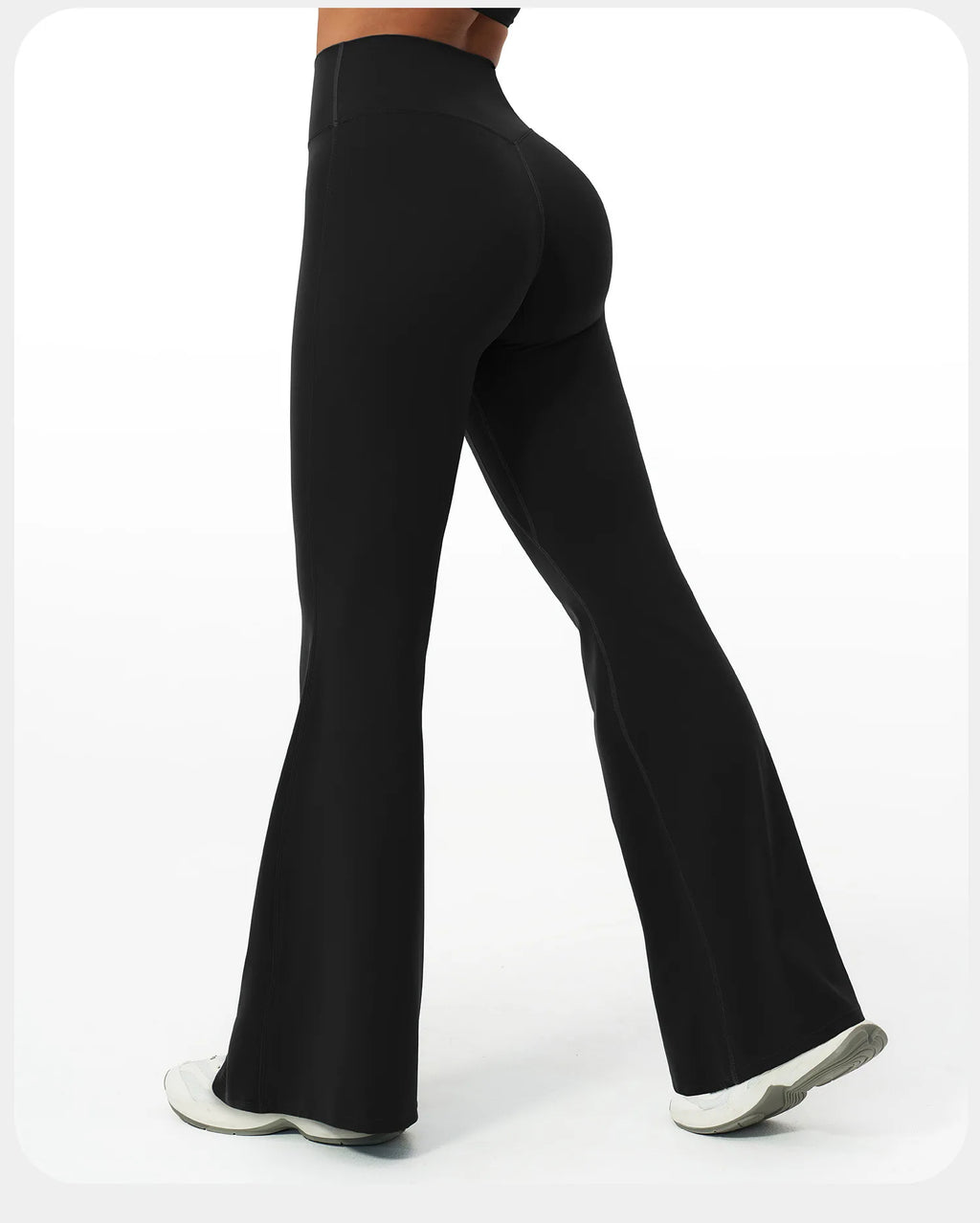 Yoga Flared Pants Women Fitness Bell Bottom Running Cycling Flared Trousers Sports Pants Female High Waist Wide Leg Yoga Pants