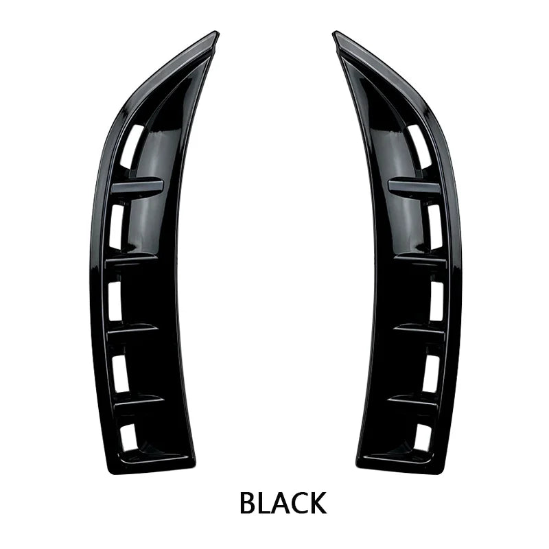 Fit For Mercedes-Benz Accessories C118 CLA180 CLA200 2020+ Front Bumper Canard Side Air Vent Splitter Fins Decorative Cover