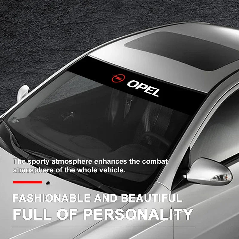 Car Front Rear Windshield Decoration Accessories Stickers For Opel Astra j Insignia Astra g Corsa Zafira b Mokka Vivaro Meriva