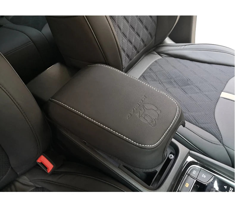 Car Accessories For Skoda Kodiaq 2017-2024 Car Center Console Arm Rest Protection Cushion Armrests Storage Box Cover Pad