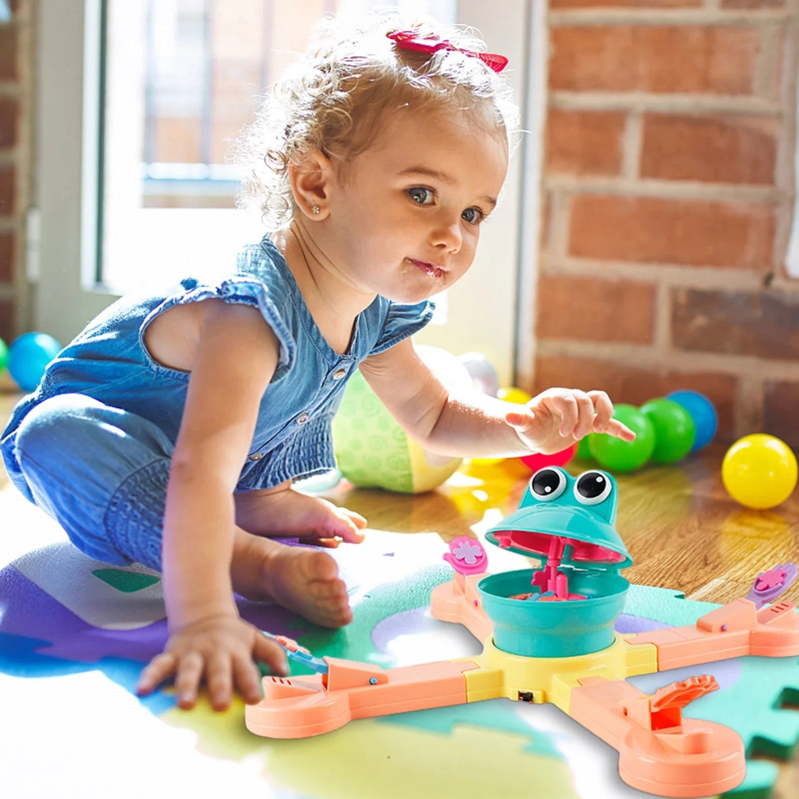 2026 Electric Interactive Frog Toys for Children Party Game Multiplayer Educational Parent-Child Game Kids Birthday Xmas Gifts
