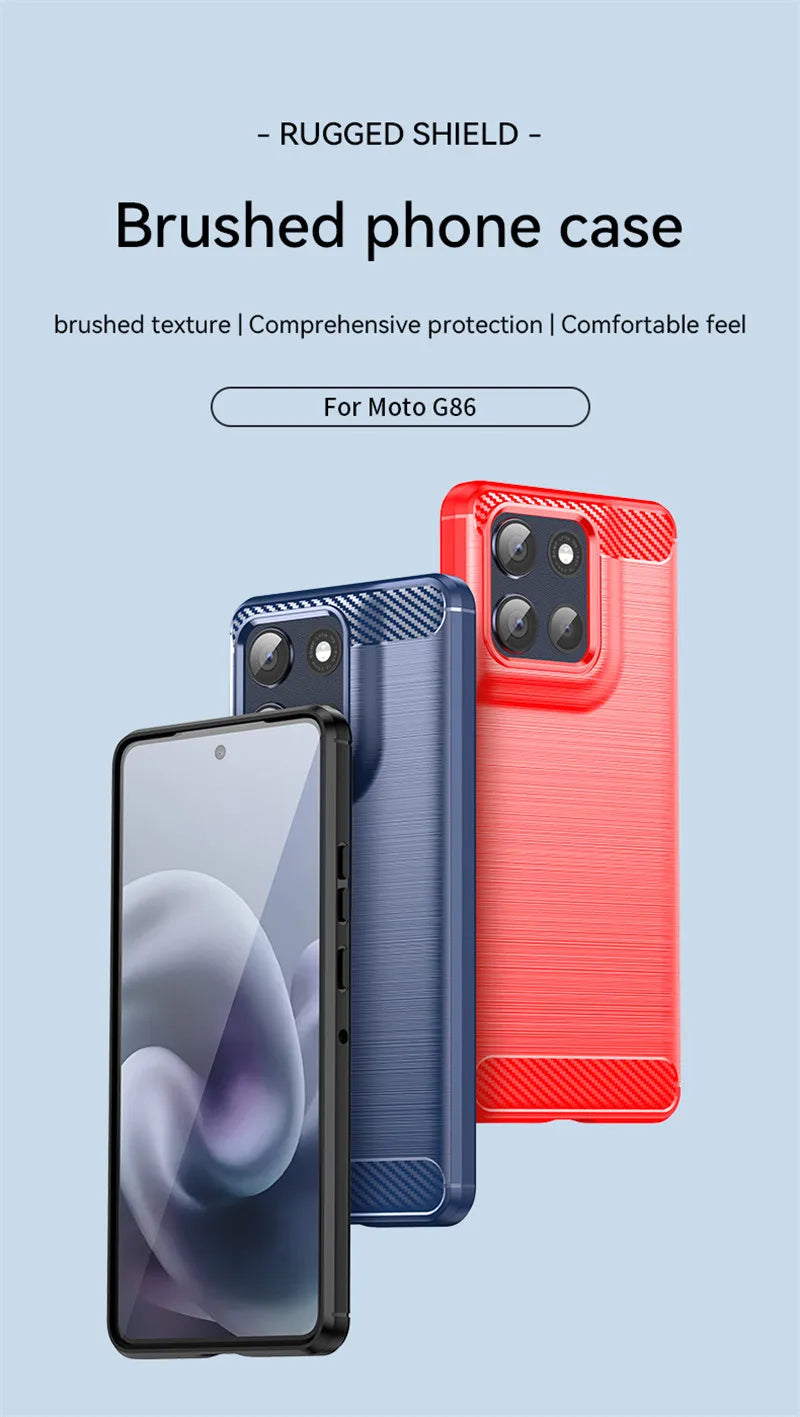 For Motorola Moto G86 Case Moto G86 Power Cover Soft Silicone Durable Bumper Protective Phone Cases For Motorola Moto G86 Funda