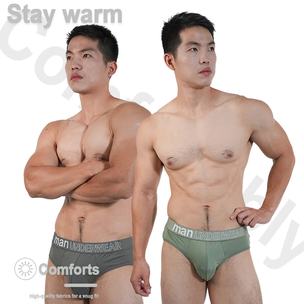 Men‘s Large Briefs Mens Comfortable Underpants Man Sexy Gifts Underwear Stunend Breathable Triangle Panties Para Hombres 2025