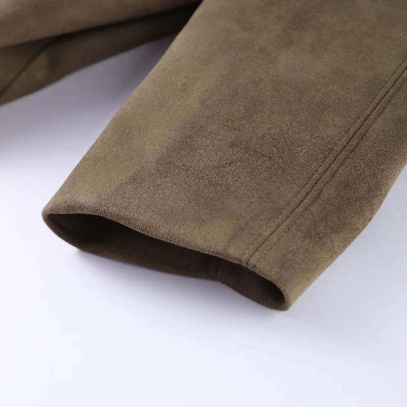 Fashion Coat Short Pant Women Set Casual Loose Lapel  Button Long Sleeve Female Jacket Suit 2025 Autumn High Street Lady Sets