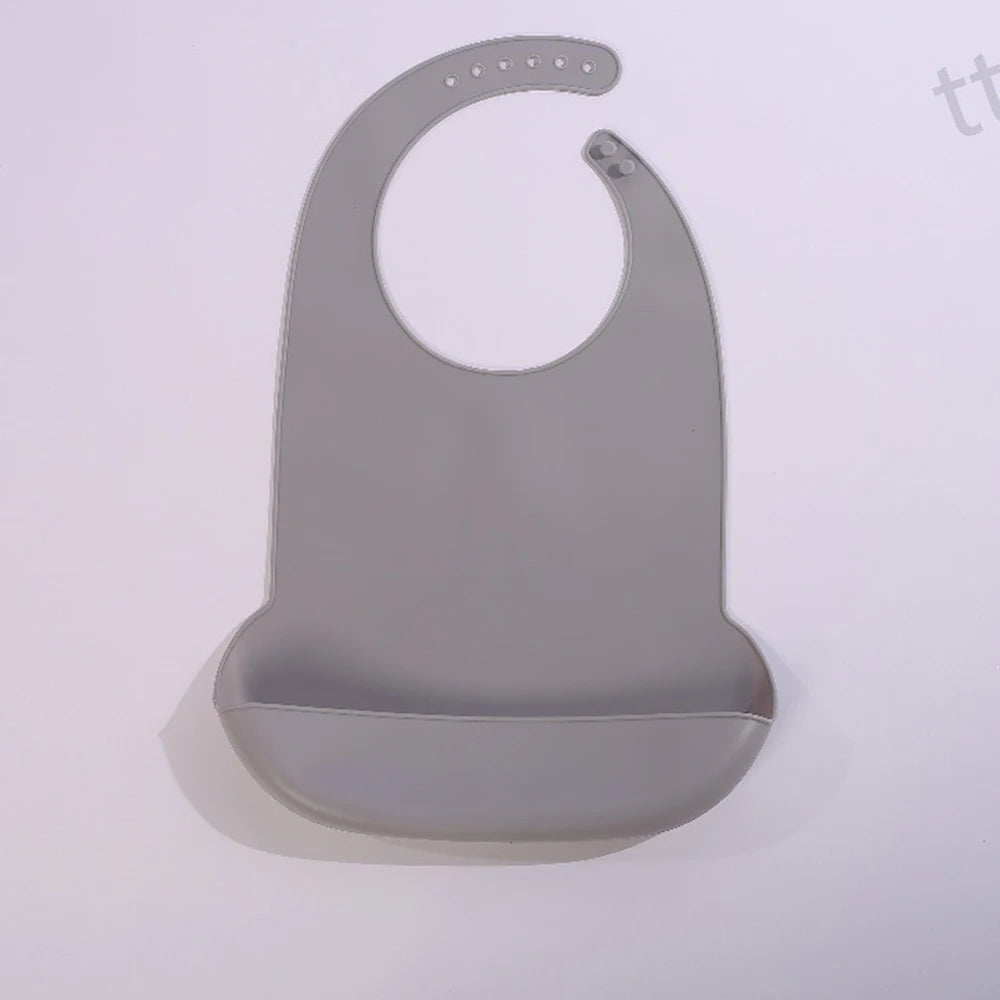 Silicone adult bibs bibs feeding rice bibs silicone bibs soft material easy to wash