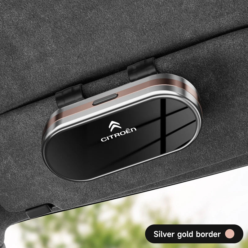 Car Sun Visor Sunglasses Case Glasses Holder Clip For Citroen C4 C3 C2 C1 DS3 Berlingo Xsara Picasso Car Accessories Glasses Box