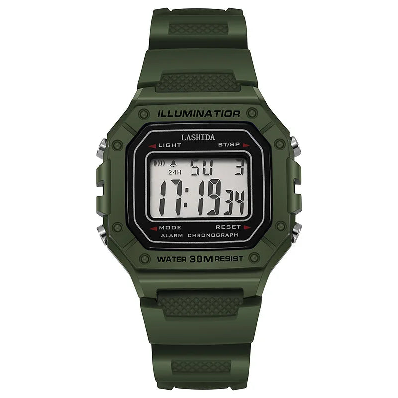 2025 Military Sport Watch Waterproof  LED Digital Watches for Men Fashion Electronic Wristwatch Male Clock Relogios de hombres