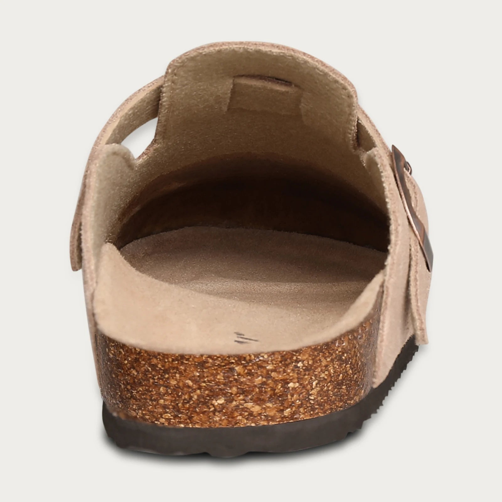 Shevalues Men Clogs Slippers Cow Suede Clogs For Men Leather Mules Men Fashion Beach Shoes Men Outdoor Classic Cork Sandals Men
