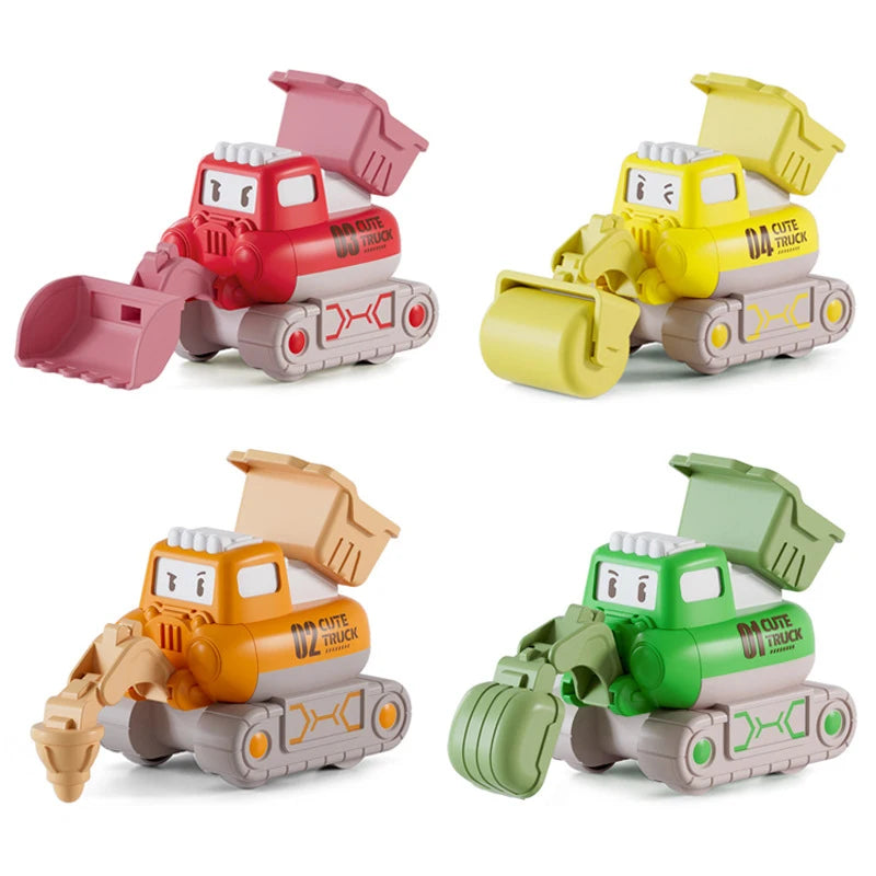 Interactive Construction Playsets: Miniature Excavator Toys for Children's Cognitive Development