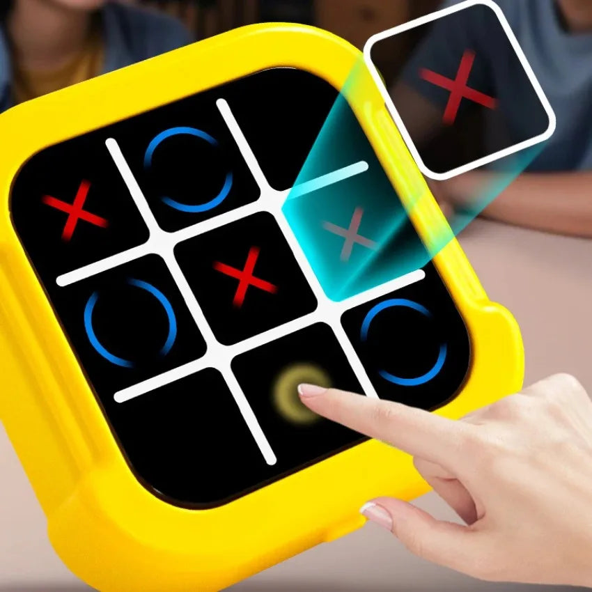 Electronic Chessboard Tic Tac Toe Multifunctional Children's Education Strategy Toy Parent-Child Fun Interactive Brain Game