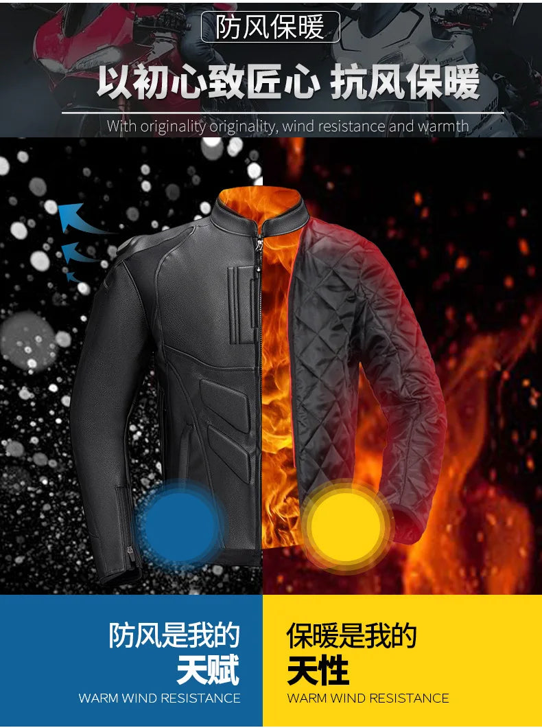Motorcycle Pants PU Leather Pantalon Moto Men Pantalon Motocross Black Pantalon Moto Para Hombre CE Protector Motocross Pants