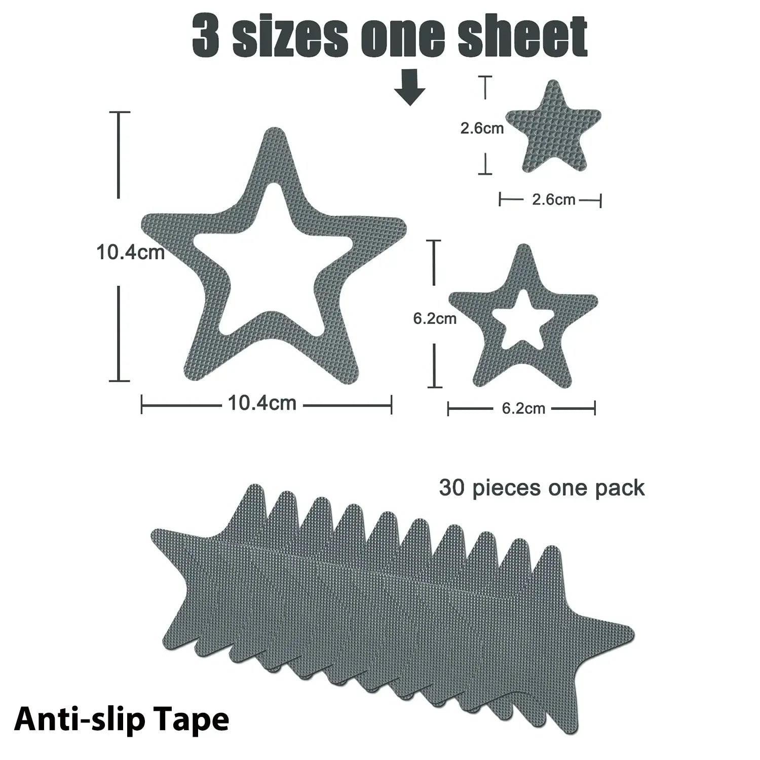 Shower Room Staircase Floor Shoe Sole Anti-slip Tape, Safety Full Stop Slide Pad Bathroom Bathtub Anti-skid Stickers