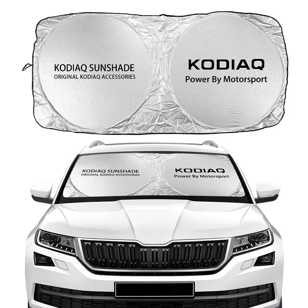 Car Windshield Sunshade Cover Accessories For Skoda Octavia Fabia Rapid Superb Kodiaq Scala Karoq Citigo Kamiq Roomster Enyaq