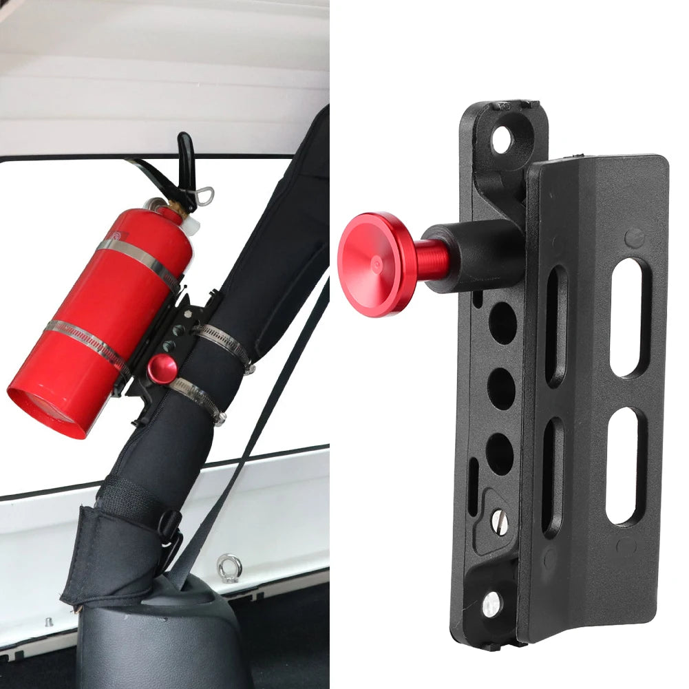 Car Extinguisher Mount Bracket Adjustable Holder Fit for Jeep Wrangler Sport/ JK/ Sahara Universal Car Accessories