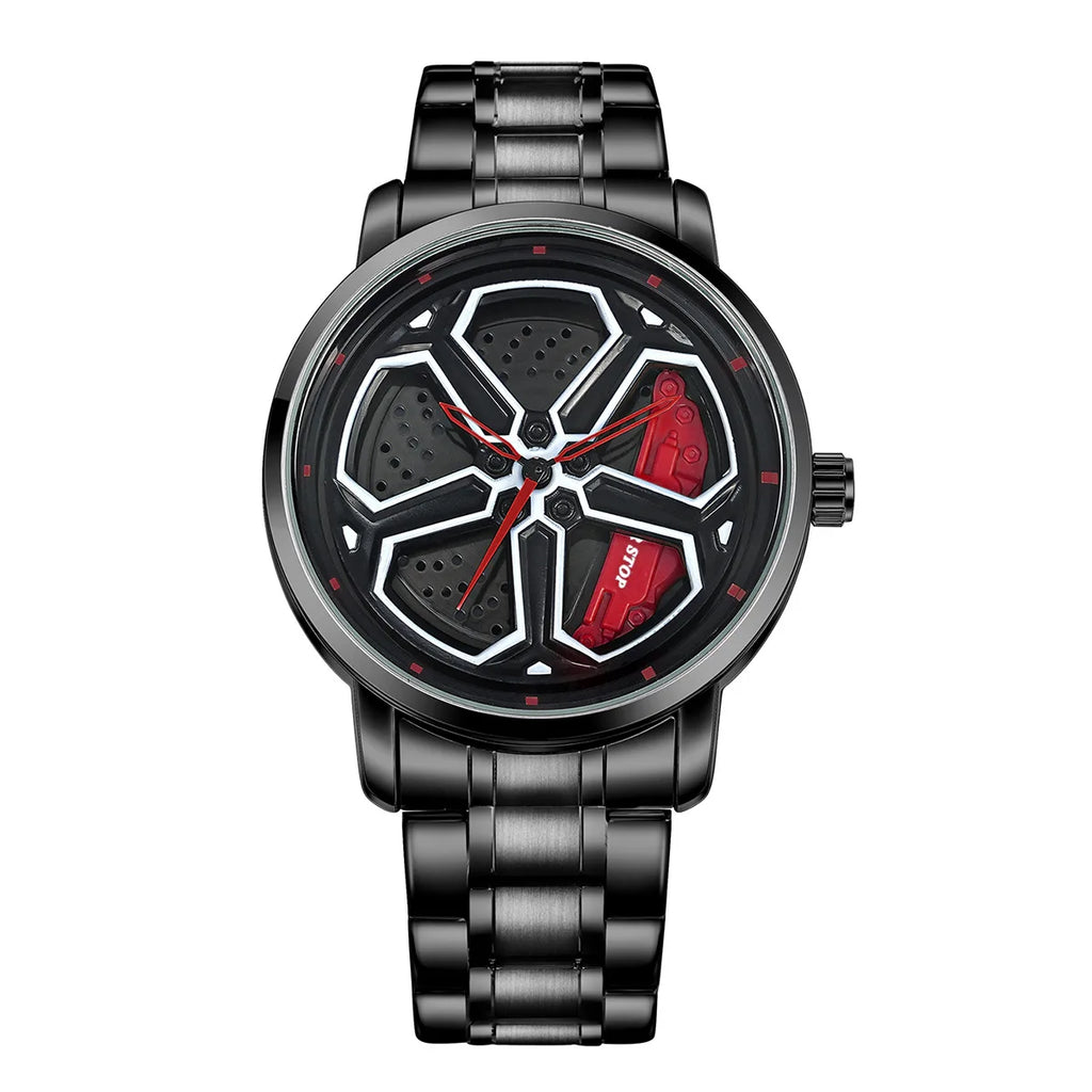2025 NIBOSI Watches for Men Men Watch Quartz Watch Men Fashion Spinning Supar Car Wheel Watches for Men Relogio Masculino