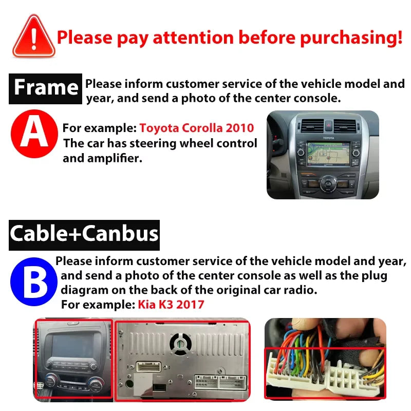 Car accessories 9 Inch Car Frame Fascia Adapter Android Radio Audio Dash Fitting Panel Kit For KIA CERATO 2006-2012