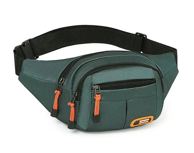 Oxford Waterproof Unisex Waist Bag - Large Capacity, Wear - Resistant Multifunctional Fanny Pack (Riñoneras Para Hombre)