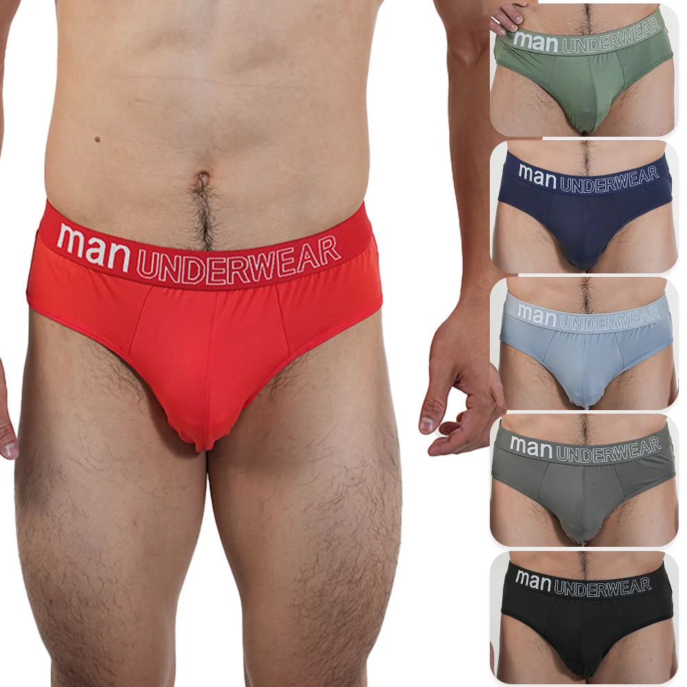 Men‘s Large Briefs Mens Comfortable Underpants Man Sexy Gifts Underwear Stunend Breathable Triangle Panties Para Hombres 2025