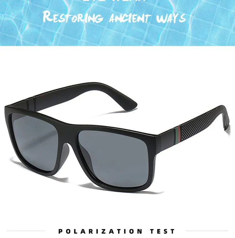 Fashion Polarized Sunglasses Men Square Brand Designer Mens Sunglass For Driving Fishing Glasses lentes de sol de hombres UV400
