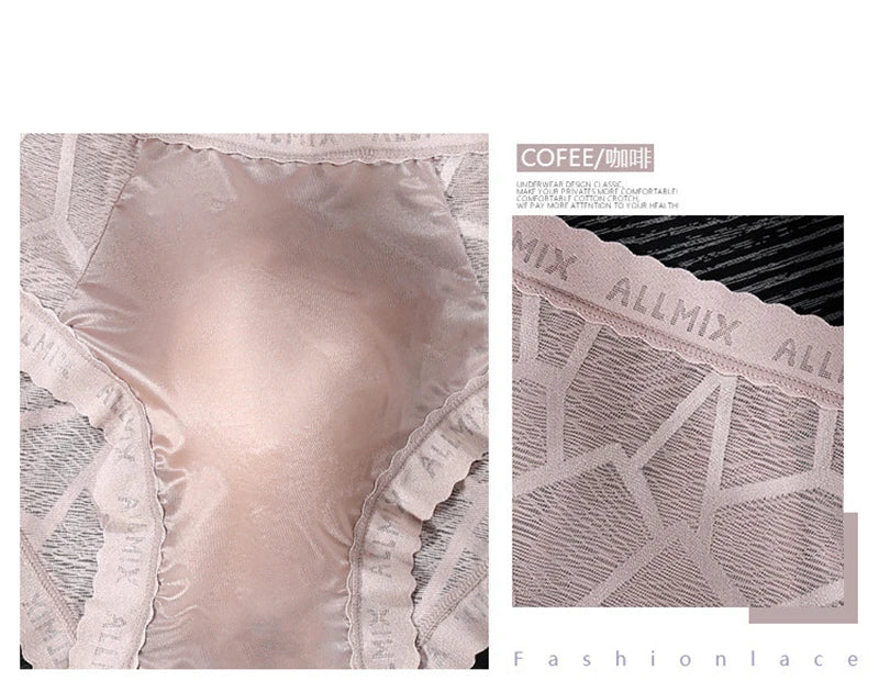 Ropa interior hombre 3D letter sissy gay calzoncillos hombres U convex sexy tоy mens sexy underwear ice silk lace thin calcinha