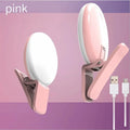 Portable Cell Phone Fill Selfie Ring Light LED Lamp Anchor Photo Beauty Video LightFor Smartphone Universal Iphone Accessories