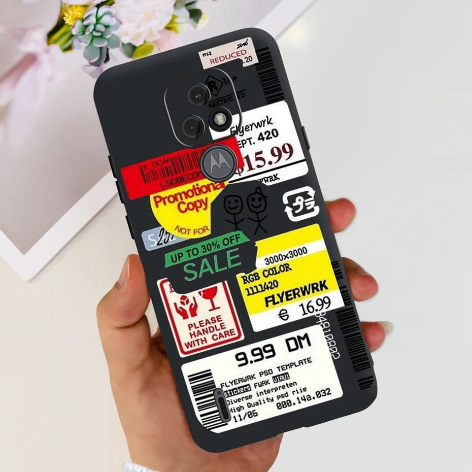 Fashion Phone Case For Motorola Moto E7 / Moto E7 Plus / Moto E7 Power / Moto E7i Power Soft SIlicone TPU Back Cover Bumper