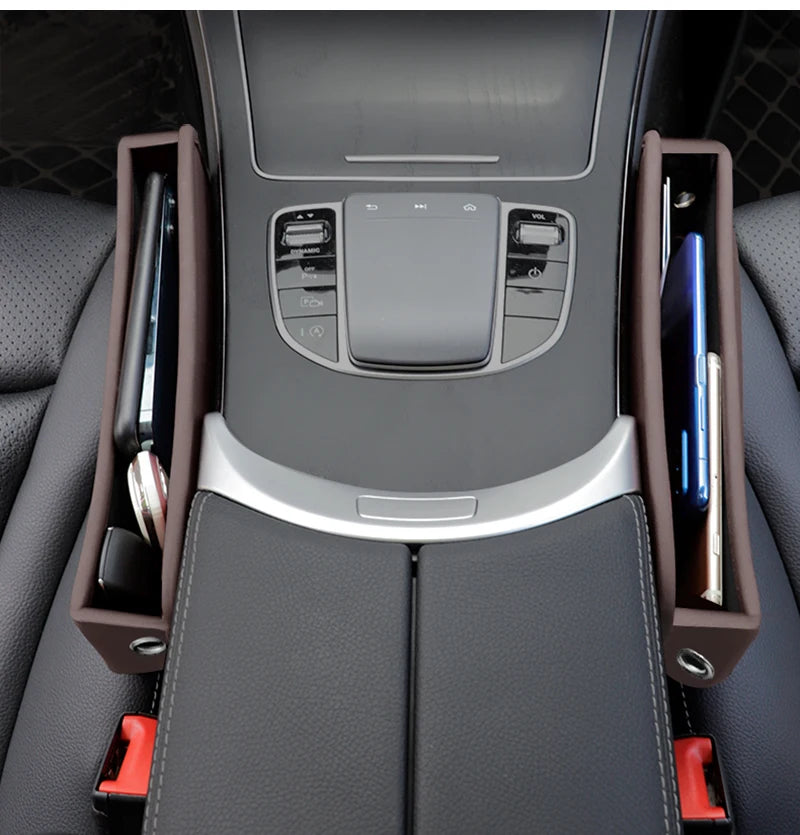 Car Accessories Seat Gap Organizer Box Leak-proof Storage Bag For Chevrolet Z71 Aveo Impala Lacetti Malibu Sail SS Cruze Sonic