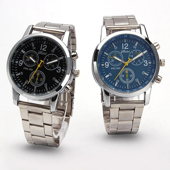 New Luxury Brand Men Silver Quartz Watches for Man Stainless Steel Watches Casual Unisex Clock Wristwatchrelojes Para Hombres